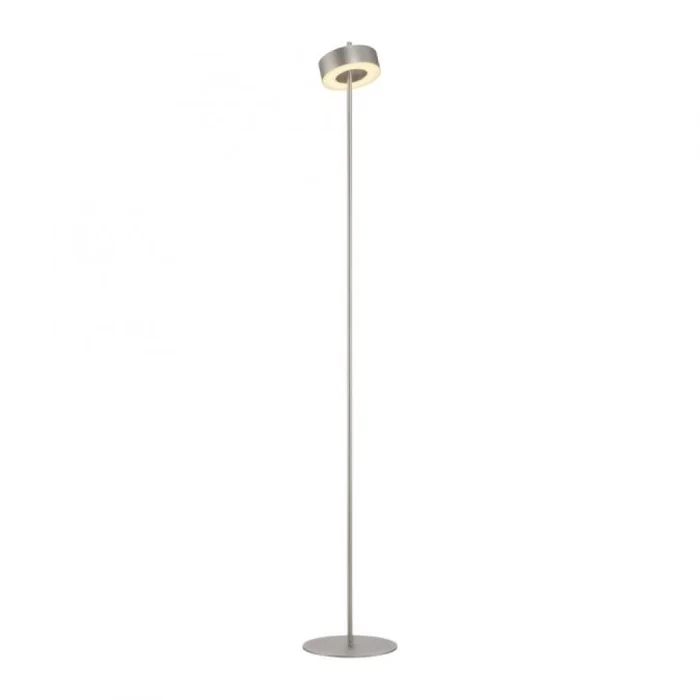 LAMPARA DE PIE ANILLO PLATA DIMERIZABLE Y CCT 9W CON CONTROL - 140CM en Plateado - Lámparas de pie, Uruguay | Iluminica, vista 2