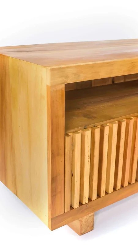 RACK RECIFE 1,45mt en Madera natural - Muebles para TV, Uruguay | Fundamento Muebles, vista 3