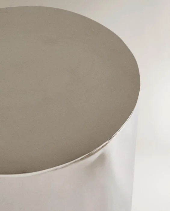 MESA AUXILIAR ACERO INOXIDABLE en Plateado - Sillas, Uruguay | Zara Home, vista 4