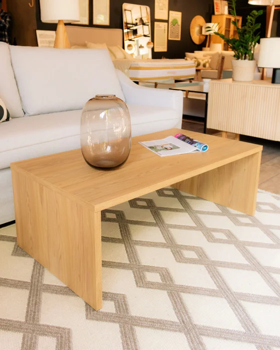 Mesa de Centro Capri 110 cm - Olmo en Madera natural - Mesas de living, Uruguay | Berna Home, vista 4