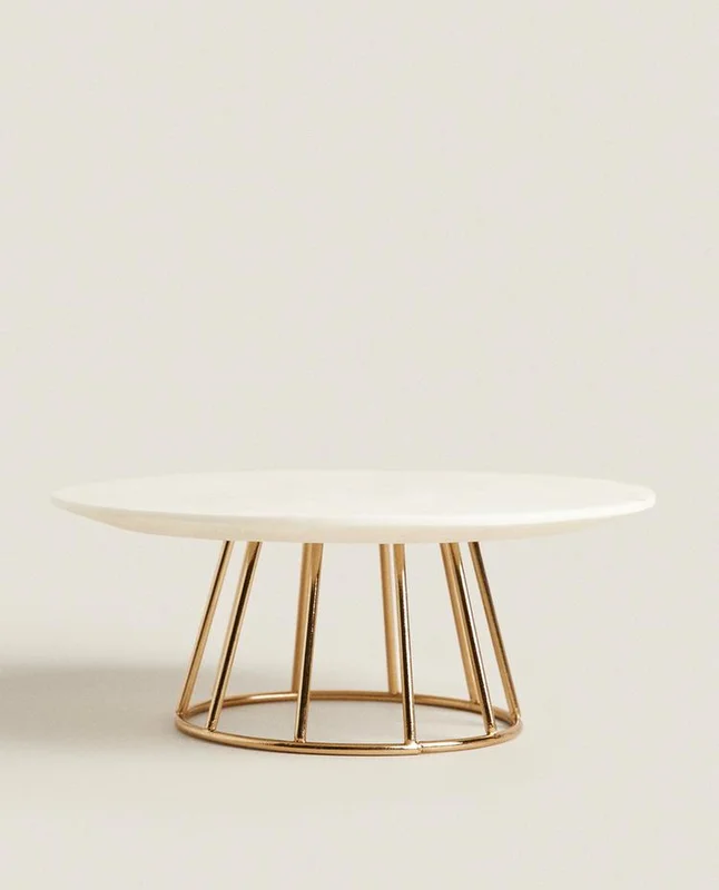 PORTAVELAS MÁRMOL METAL en Blanco - Velas y Portavelas, Uruguay | Zara Home, vista 4