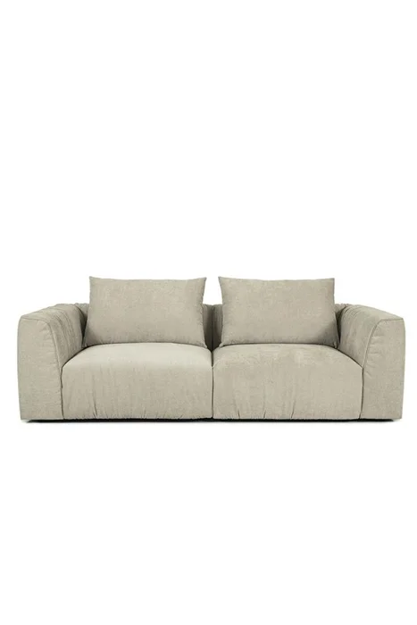 SOFA CORSO 236X105X80CM TELA GRIS CLARO - Sillones y sofás, Uruguay | Vinibel