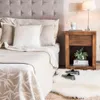 RESPALDO CAPITONEADO SIN BOTONES - TERCIOPELO en Gris - Respaldos de cama, Uruguay | La Iberica, vista 1 de 4