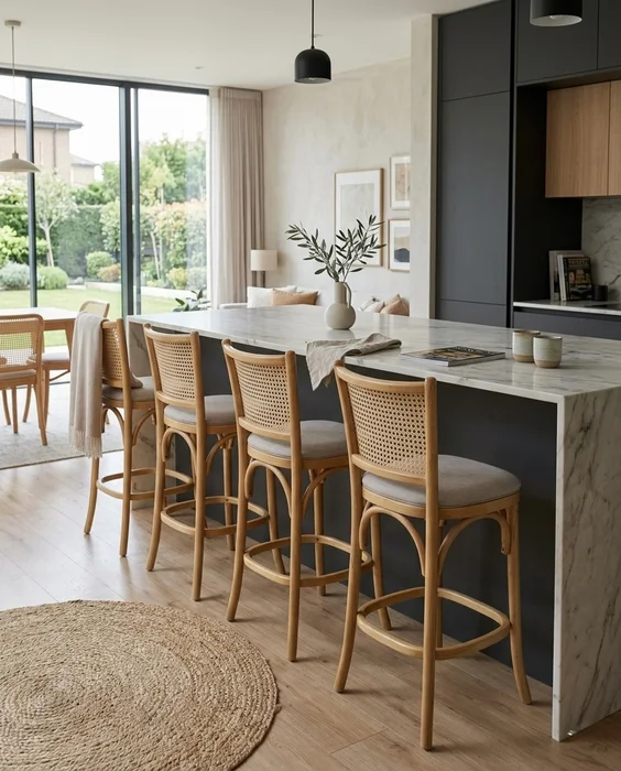 Banqueta Luxemburgo en Beige - Muebles, Uruguay | Indrana, vista 3