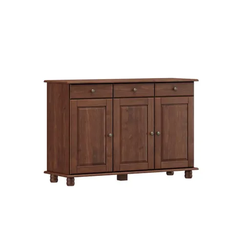 BARGUE?O RUBI 3 PUERTAS 3 CAJONES CAFE 8927 WN - Muebles para TV, Uruguay | Rosas Hermanos
