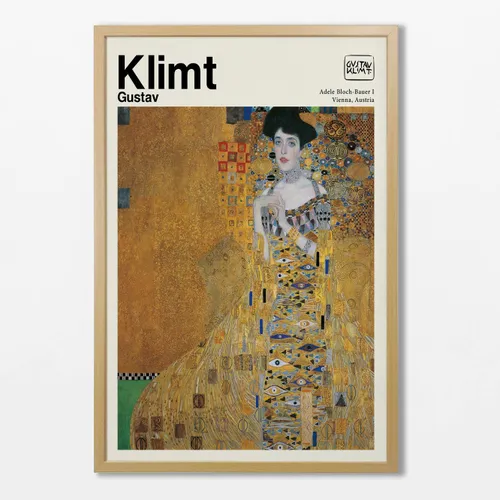 Gustav Klimt - Adele Bloch-Bauer I en Dorado - Láminas, Uruguay | La Cuadrería