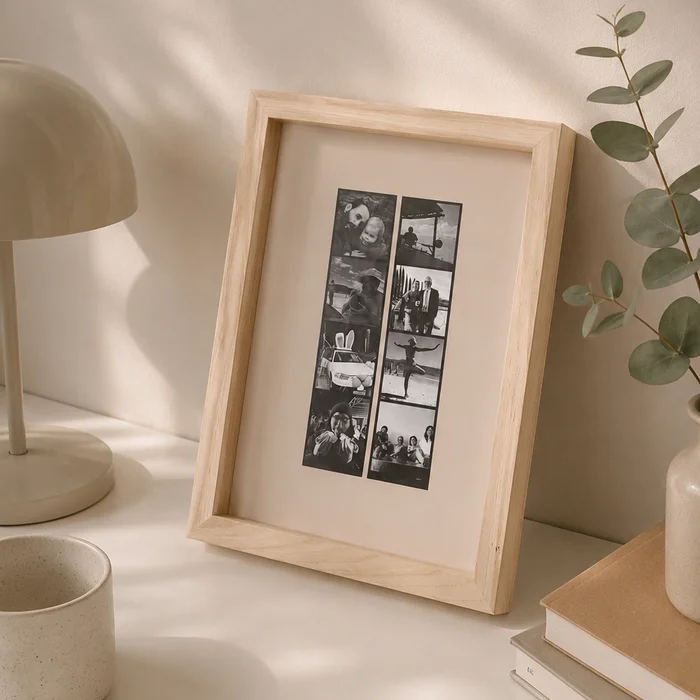 Tira de fotos - Cuadro Personalizado con tu Foto en Rojo - Láminas, Uruguay | Kiosko de Mar, vista 4