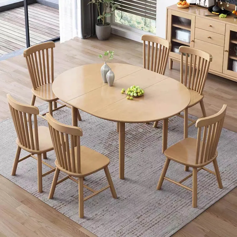 Mesa de comedor Extensible - Madera maciza 100 a 130 cm - Línea Serena - Mesas de comedor, Uruguay | Ecowood