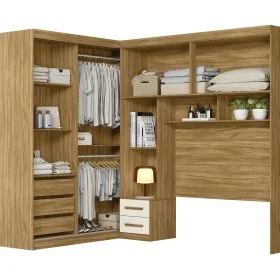 Ropero Placard Respaldo Dormitorio 2 Puertas Corredizas en Madera natural - Respaldos de cama, Uruguay | Soy Hogar, vista 6