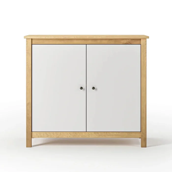 Cómoda 2 Puertas - Línea Maden - Blanco en Blanco - Cómodas, Uruguay | Ecowood, vista 3