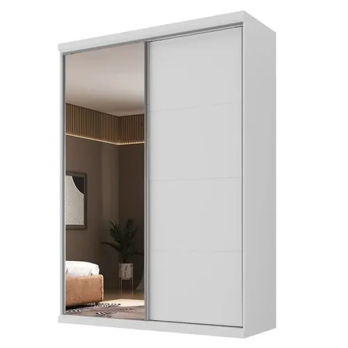 Ropero puertas corredizas SOUTH Plus en Blanco - Roperos y placares, Uruguay | Rústico Hogar