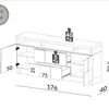 Aparador Barcelona 176cm con 2 Puertas y 2 Cajones 100% MDF - Aparadores y recibidores, Uruguay | Balton, vista 4 de 10