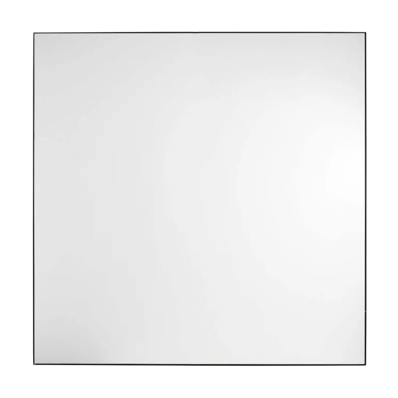 Espejo Rectangular Aluminio Negro Sfa-10 en Negro - Espejos, Uruguay | Divino