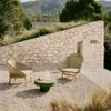 Butaca Olbia de ratán sintético y madera maciza de teca FSC 100% en Verde - Butacas, banquetas y puffs, Uruguay | Kavehome, vista 3 de 10