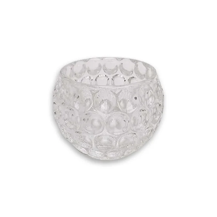 VOTIVO VIDRIO 6x6CM CIRCULOS en Blanco - Jarrones, Uruguay | Decohogar, vista 2