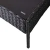 Set Living Exterior Rattan-sintetico-y-acero Negro Apolo en Negro - Muebles para el exterior, Uruguay | Divino, vista 7 de 7