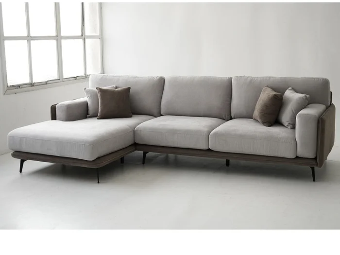 Sofa con Chaise Longue DÚO - Beige en Beige - Sillones y sofás, Uruguay | Finkel, vista 3