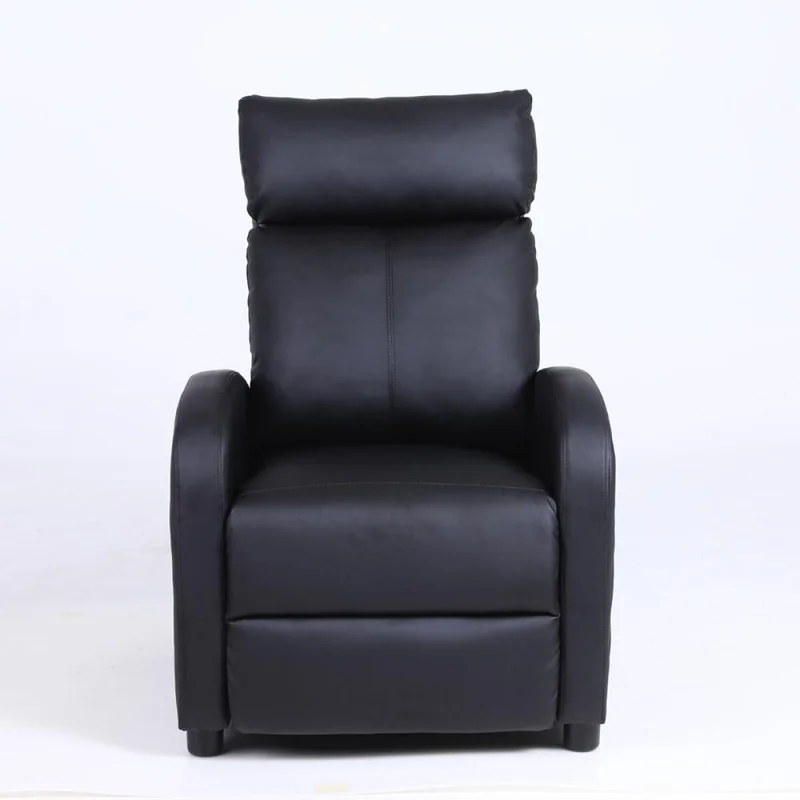 Sillon reclinable 1 cuerpo con masajeador y calefaccion - Negro en Negro - Sillones y sofás, Uruguay | La Cueva Muebles, vista 8