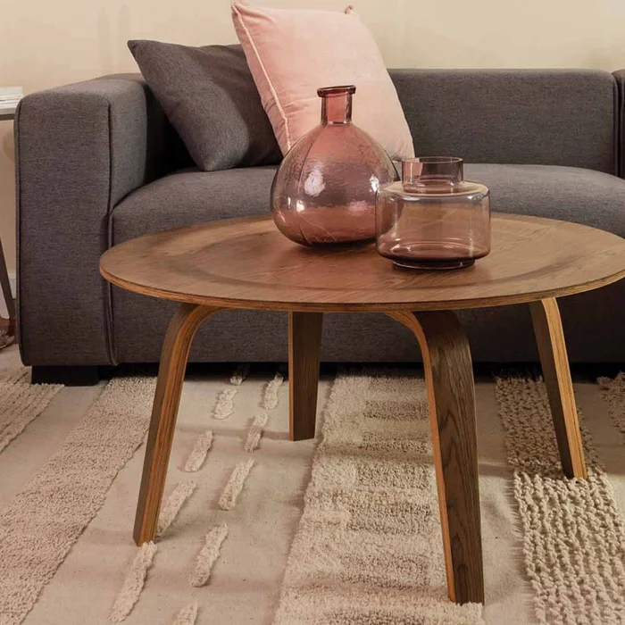 Mesa Eames - Nogal en Marrón - Mesas de living, Uruguay | Walnut