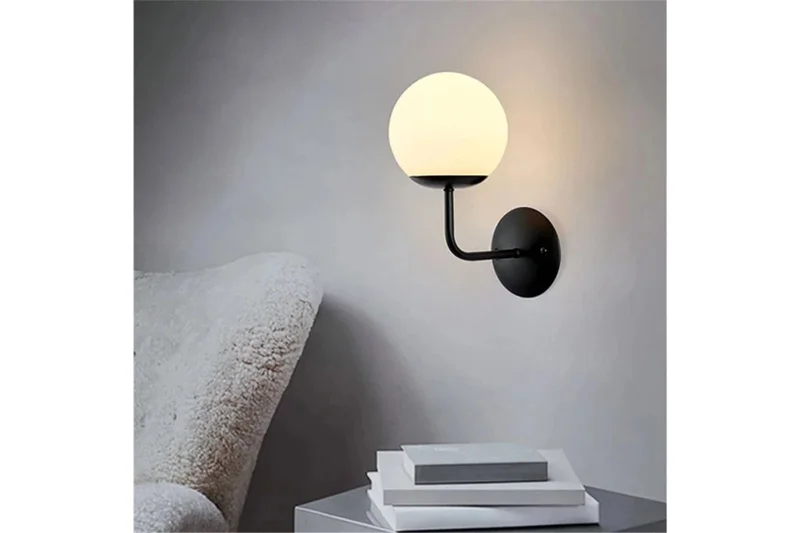 Aplique de pared Mónaco - Negro en Negro - Lámparas colgantes, Uruguay | Fábrica Italiana, vista 3
