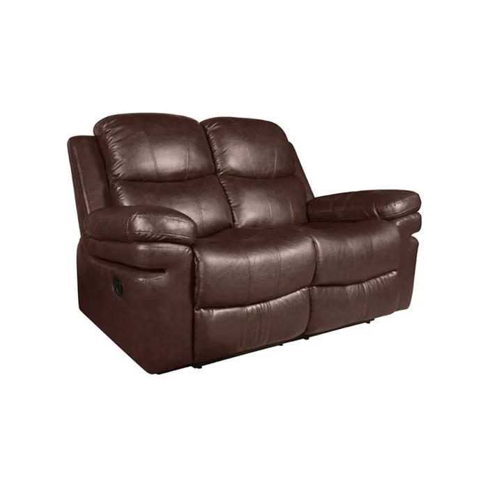 Juego De Sillones Re-cuero Mr2138 3 + 2 Chocolate en Marrón - Sillones y sofás, Uruguay | Divino, vista 3