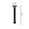 Bolardo Exterior Moon 60CM 12W Negro en Negro - Lámparas de pie, Uruguay | Serlux, vista 4 de 4