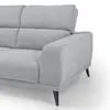 Sofá Keisy - Tela Microfibra - 2 cuerpos - Nikki 3 (Gris) en Gris - Sillones y sofás, Uruguay | NYR, vista 4 de 8