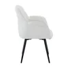 Silla Giratoria Lusso - Tela Rústica - W3 (Beige) en Beige - Butacas, banquetas y puffs, Uruguay | NYR, vista 5 de 5