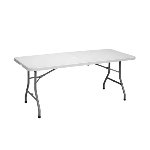 MESA PLEGABLE POLIPROPILENO 150 CM en Blanco - Muebles para el exterior, Uruguay | Alfa Ventas
