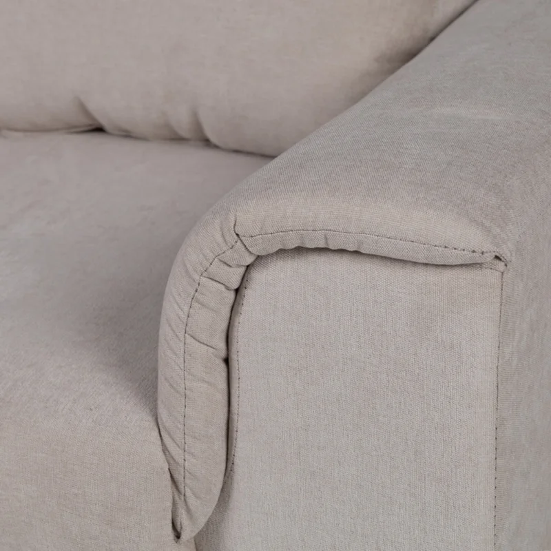 Sofá Aston (Outlet) - Tela Microfibra - 3 cuerpos - Berlin 02 (Beige) en Beige - Sillones y sofás, Uruguay | NYR, vista 3