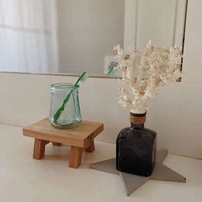 Banquito 4p de 15 cm en Madera natural - Decoración, Uruguay | Dreams On Time, vista 9
