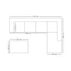 Sillón Esquinero con Baúl – Las Vegas (Derecho) - Sillones y sofás, Uruguay | Delta Center, vista 7 de 7