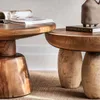 MESA ALMOND - SUAR TOSTADO - DIAMETRO 70 CMS en Marrón - Mesas de living, Uruguay | La Iberica, vista 12 de 20