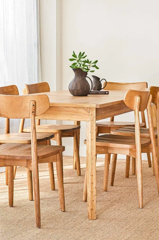 SILLA MICK - OLMO MIEL en Madera natural - Sillas, Uruguay | La Iberica, vista 4