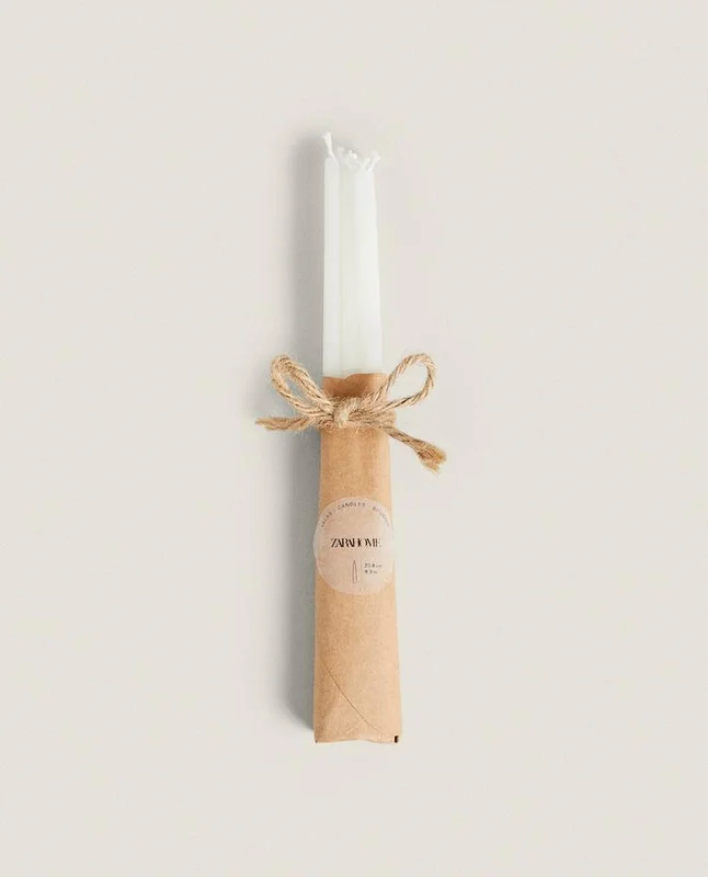 PACK VELAS LARGAS DECORATIVAS CILINDRO (PACK DE 6) en Blanco - Velas y Portavelas, Uruguay | Zara Home, vista 6