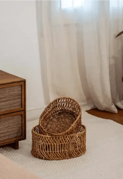 CANASTO MOZAMBIQUE RUSTIC en Madera natural - Canastos, Uruguay | Masinfinito Casa, vista 2