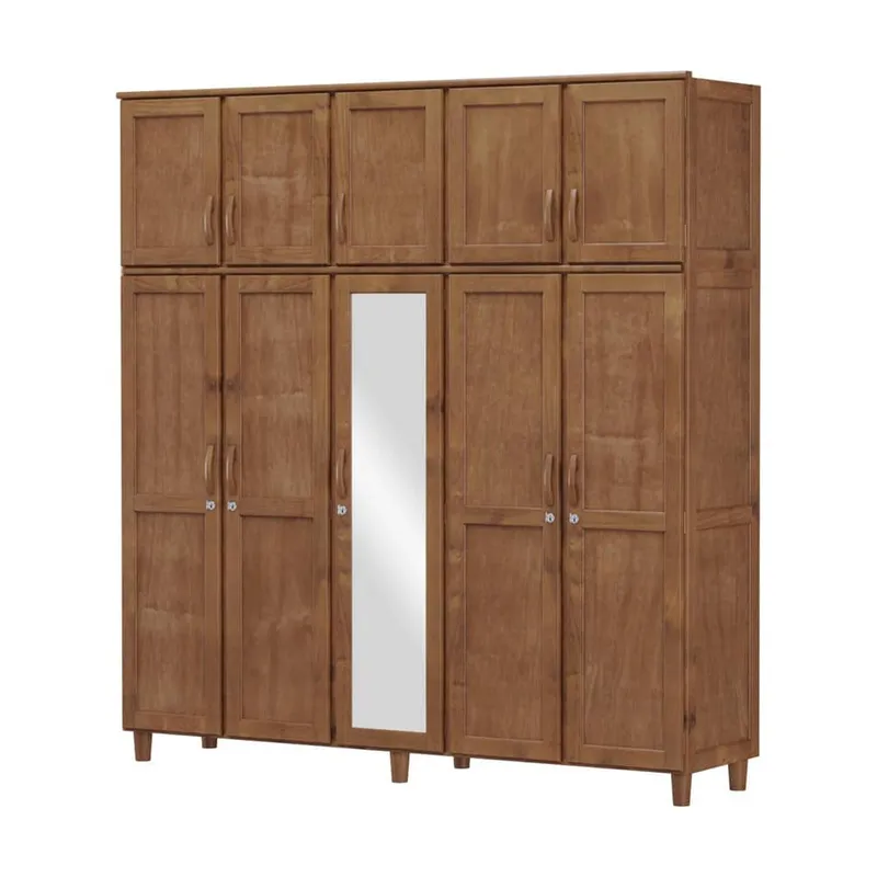 Ropero Placard 10 Puertas 3cajones 100% Madera Línea Clásica - Roperos y placares, Uruguay | Lais Muebles