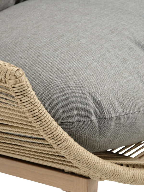 Sillón de exterior HALVREBENE natural en Madera natural - Muebles para el exterior, Uruguay | JYSK, vista 5