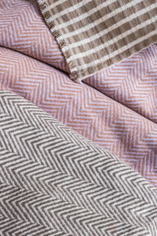 MANTA AUSTRIACA ESPIGA - TOSTADO SUAVE en Beige - Textiles, Uruguay | La Iberica, vista 5