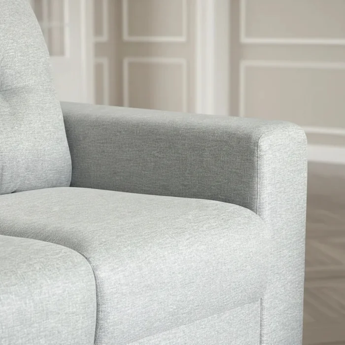 SOFA 2 CUERPOS - TAPIZADO TELA GRIS CLARO en Gris - Sillones y sofás, Uruguay | Champagne Home, vista 2