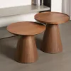 Mesa redonda madera JANA en Madera natural - Mesas de living, Uruguay | Simple Deco, vista 1 de 4