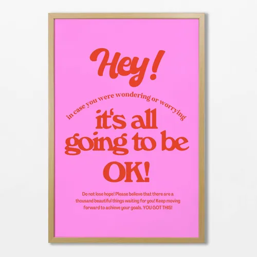 Hey! en Rosa - Láminas, Uruguay | La Cuadrería