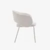 Silla Maina de chenilla beige y patas de acero con acabado beige FSC Mix Credit en Beige - Sillas, Uruguay | Kavehome, vista 8 de 10