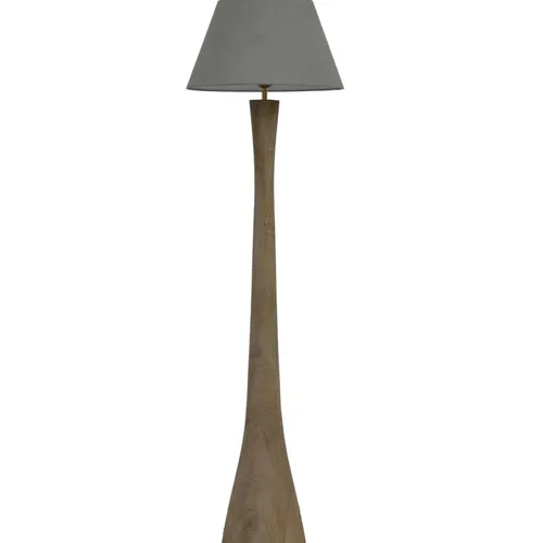 Lámpara De Pie Madera Natural-beige M-24235 en Beige - Lámparas de pie, Uruguay | Divino