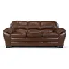 Sofá Messina - Cuero Básico - 3 cuerpos - New Brown en Marrón - Sillones y sofás, Uruguay | NYR, vista 2 de 3