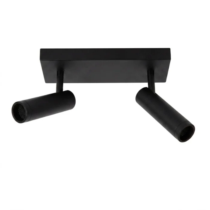 Luminaria Nano Madison Orientable de Adosar x2 Negro en Negro - Lámparas colgantes, Uruguay | Serlux