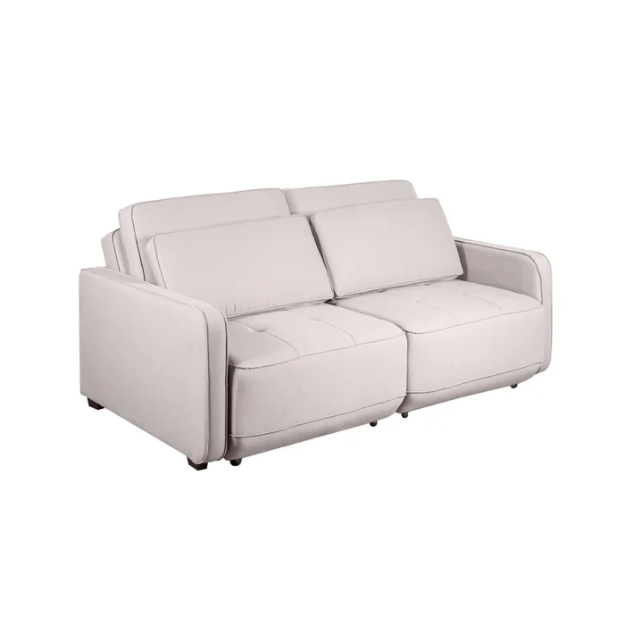 Sofa Cama Tela Gris Tivoli en Gris - Sillones y sofás, Uruguay | Divino, vista 2