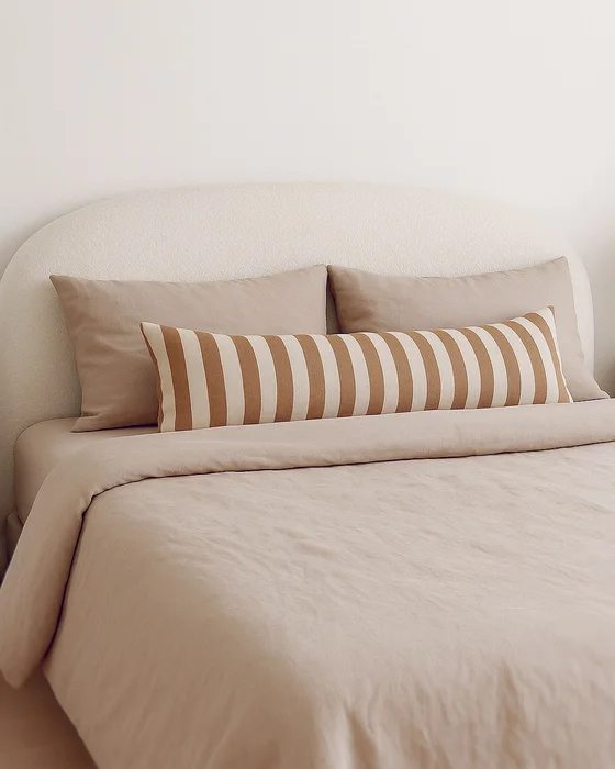 respaldo ROND - Tapizado en Beige - Respaldos de cama, Uruguay | Octo, vista 3