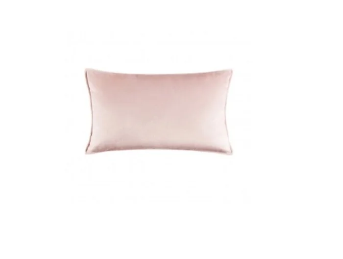 Almohadón Velvet Pink con borde en Rosa - Textiles, Uruguay | Finkel