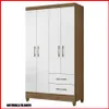 Ropero 4 puertas 2 cajones – Chile 952.6 - Roperos y placares, Uruguay | Punto Unión, vista 2 de 11